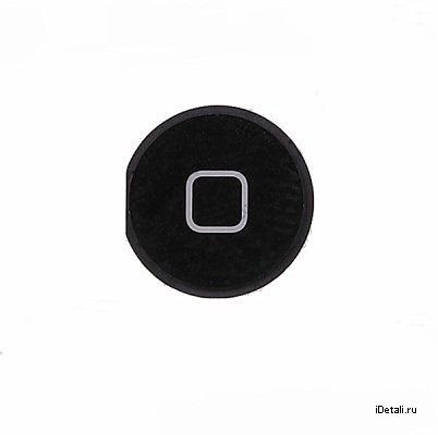 Кнопка HOME iPad 2 (чёрная), нажмите для увеличения