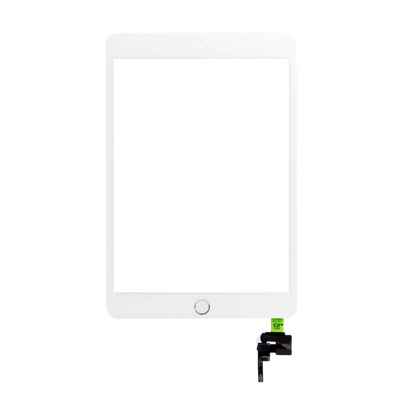 Тачскрин iPad Mini 3 + кнопка HOME (серебристая), нажмите для увеличения